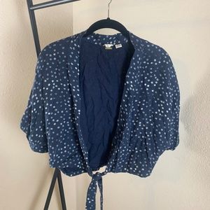 Roxy‎ blue and white wrap S